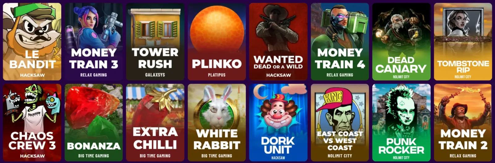 Full range of slots at greatslots Casino